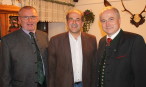 (v.li.n.re.) Eduard Lengger, Hubert Zinner und Hans Seitinger. 